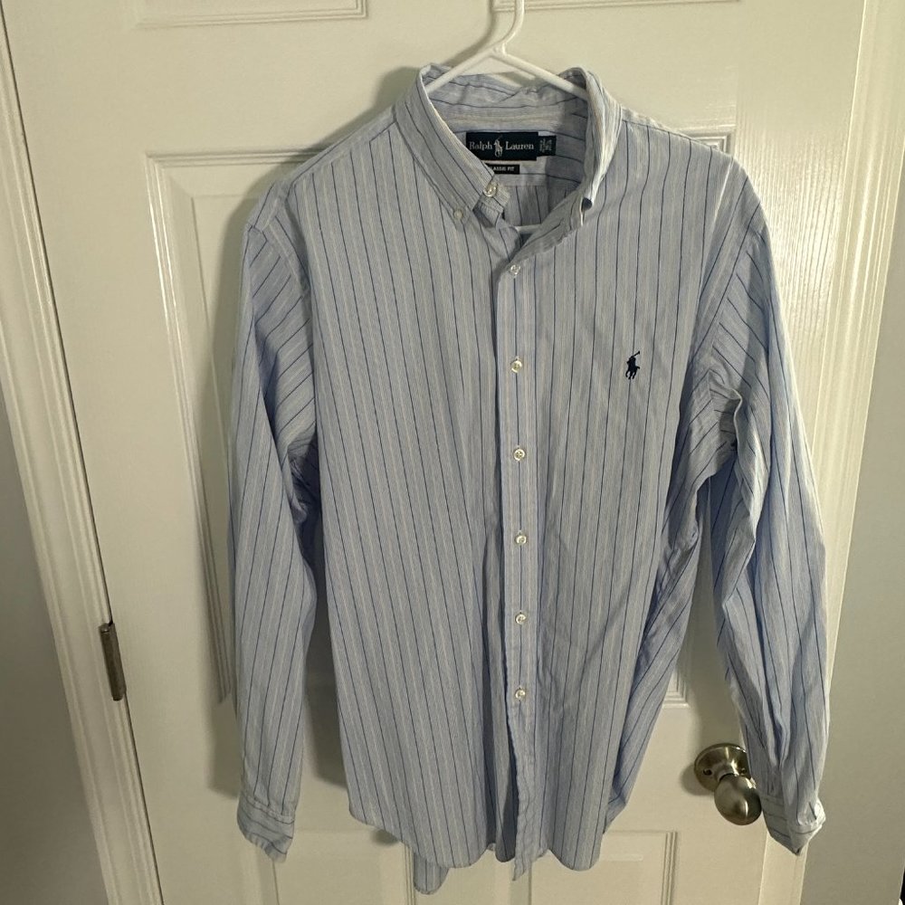 Ralph Lauren Polo Button Down Long sleeve - classic fit - 16.5 34/35